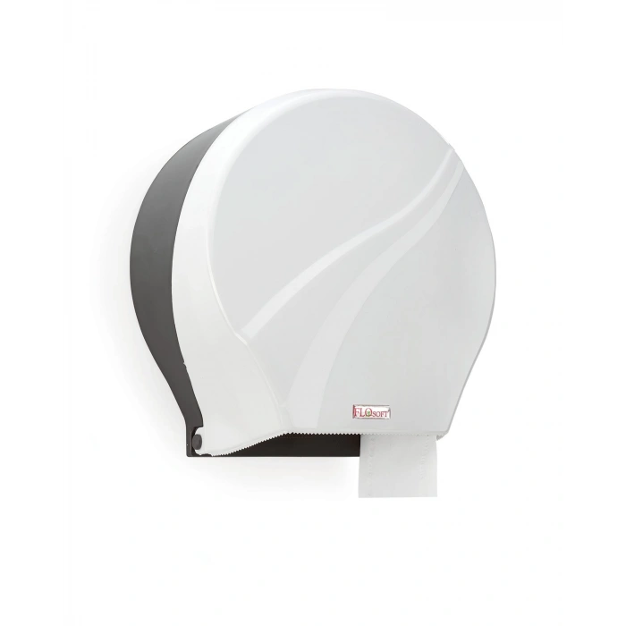 Flosoft Mini Jumbo Tuvalet Kağıdı Aparatı Buz Beyazı(F165B)