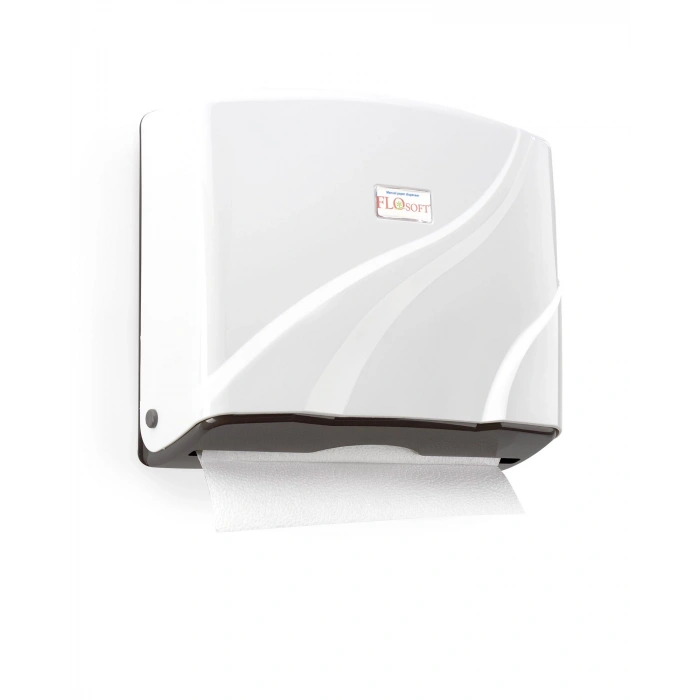 Flosoft Z Katlamalı Havlu Aparatı 200 lü Beyaz (F177B)
