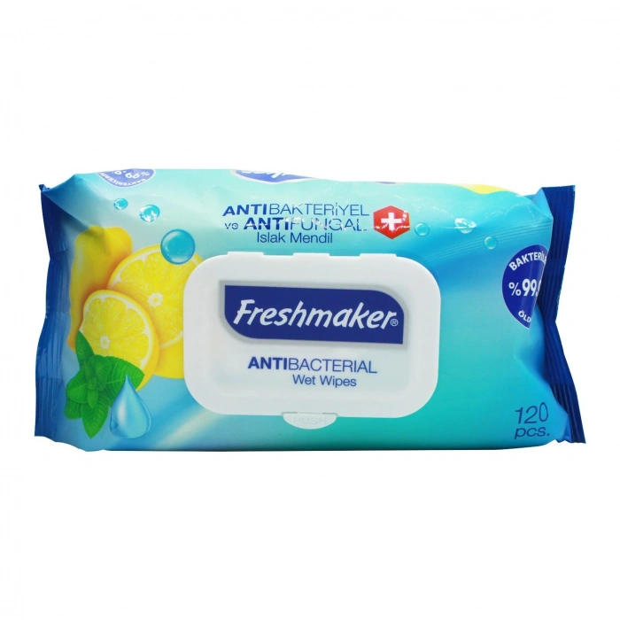 Fresh Maker 120 Lİ Antibakteriyel Islak Mendil