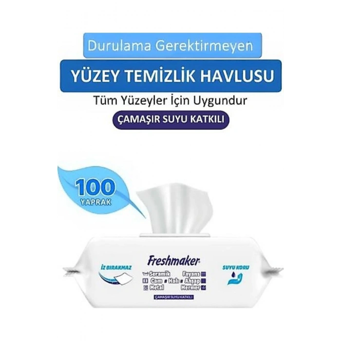 Freshmaker Çok Amaçlı Yüzey Silme Mendili 100 lü