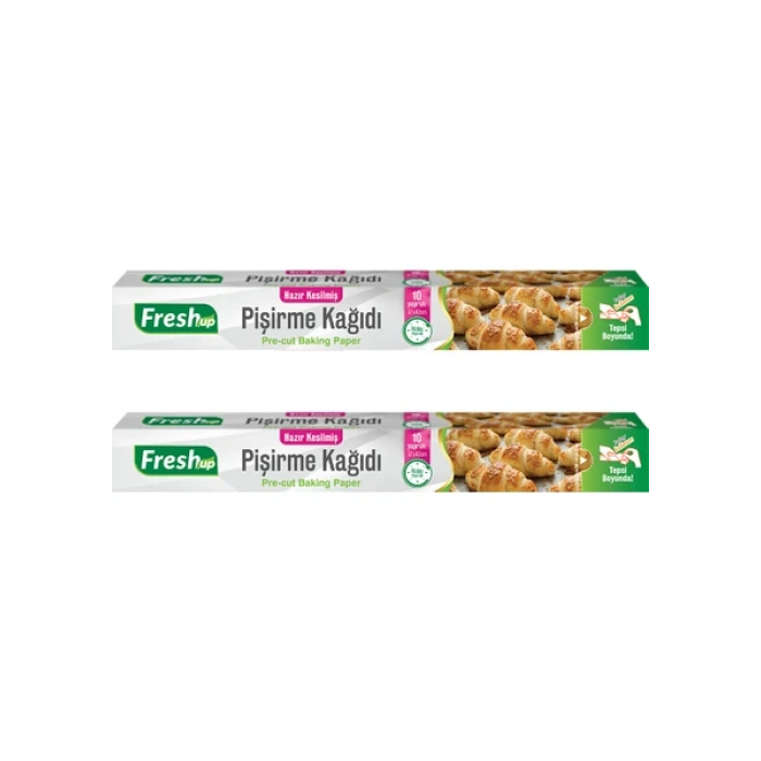 Fresh Up Silikonlu Kesilmiş Yağlı Kağıt 10 Yaprak