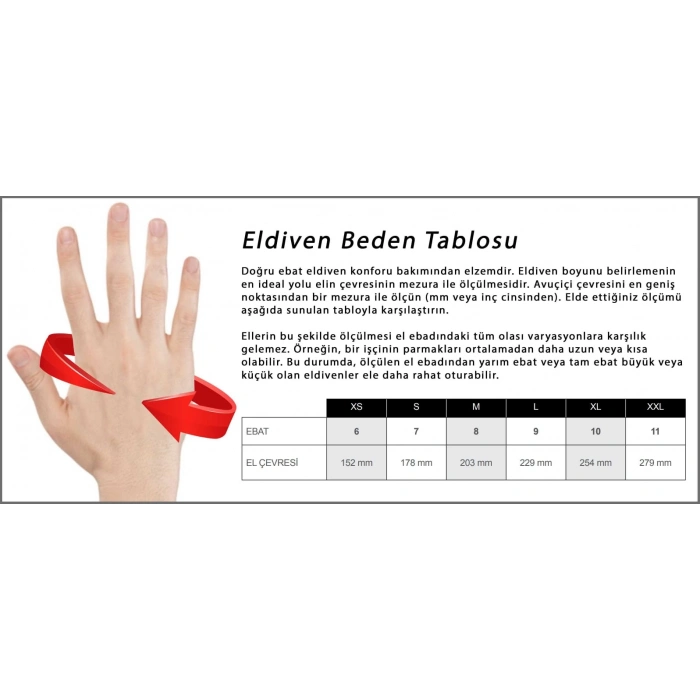 Haspet Pudralı Lateks Eldiven L Beden