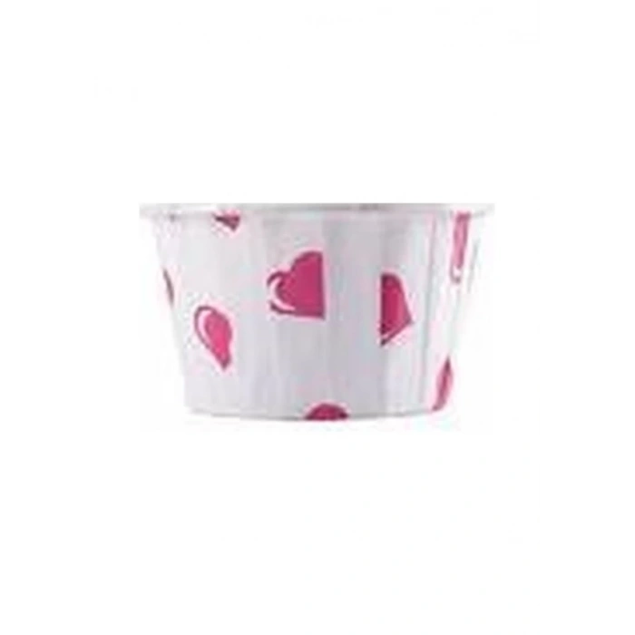 Kafem Kalp Puantiyeli Muffin Kek Kapsülü 50 Li - K04