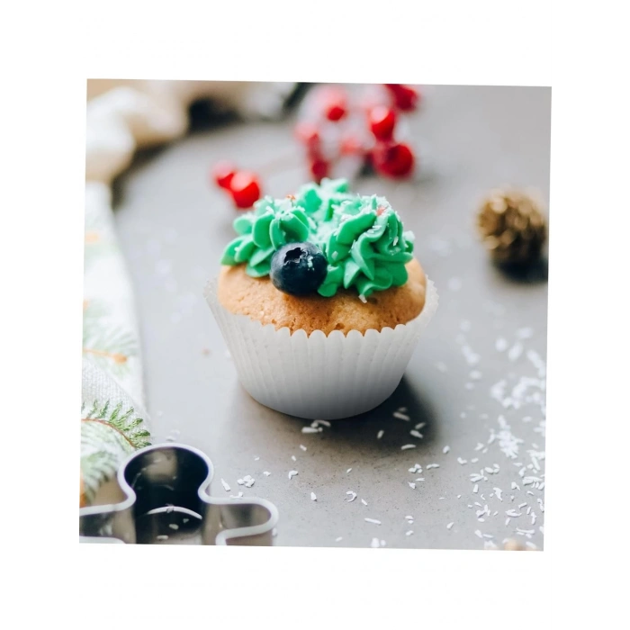 Kafem Kek Kapsülü Beyaz Küçük No:1 100 Adet (K41)