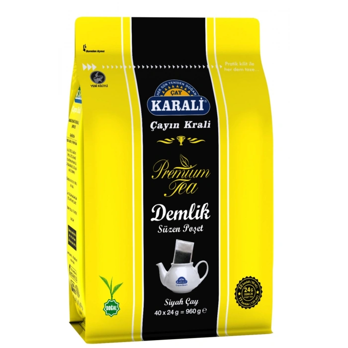 Karali cay Premium Demlik Suzen Poset 960 gr 40x24 -1 Adet