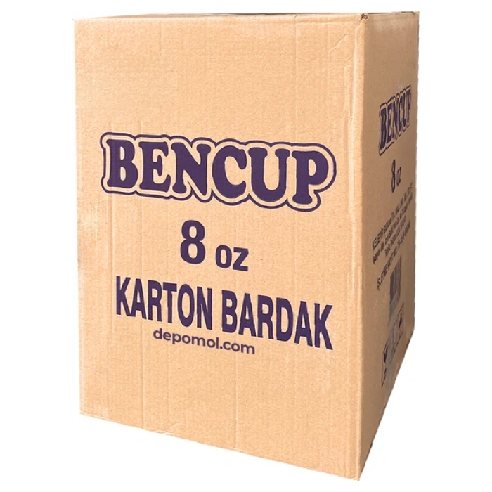 8 Oz Karton Bardak Bencup 40 lı 50 Paket