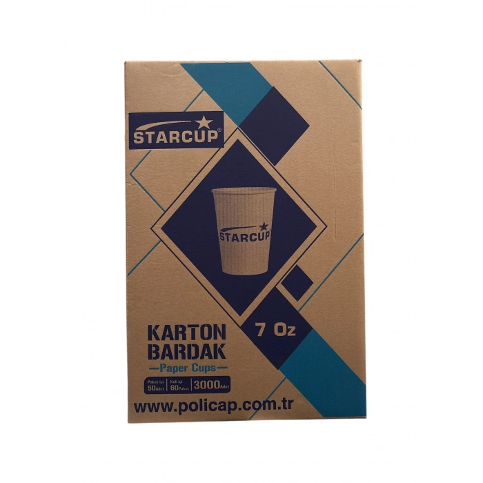 7 oz Karton Bardak 3.000 Adetli (Policap)