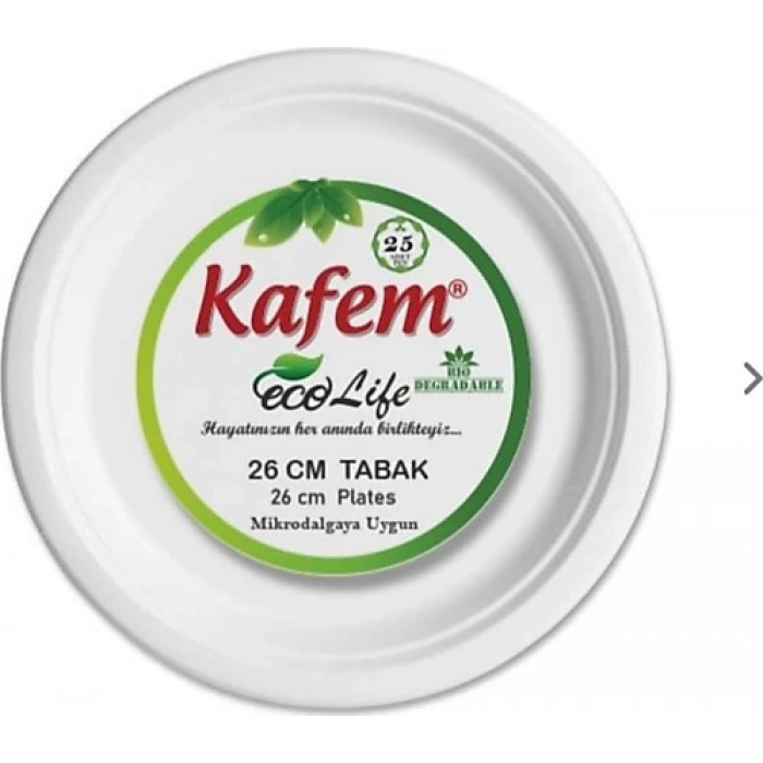 Karton Tabak 26 Cm Lİ 50 Lİ