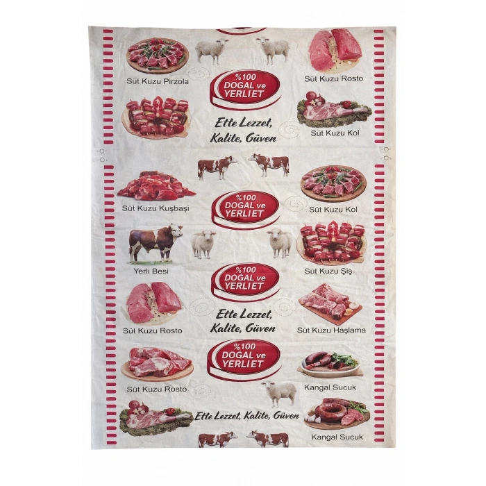 Kasap Kağıdı 1. Hamur 10 Kg 35x50 Cm