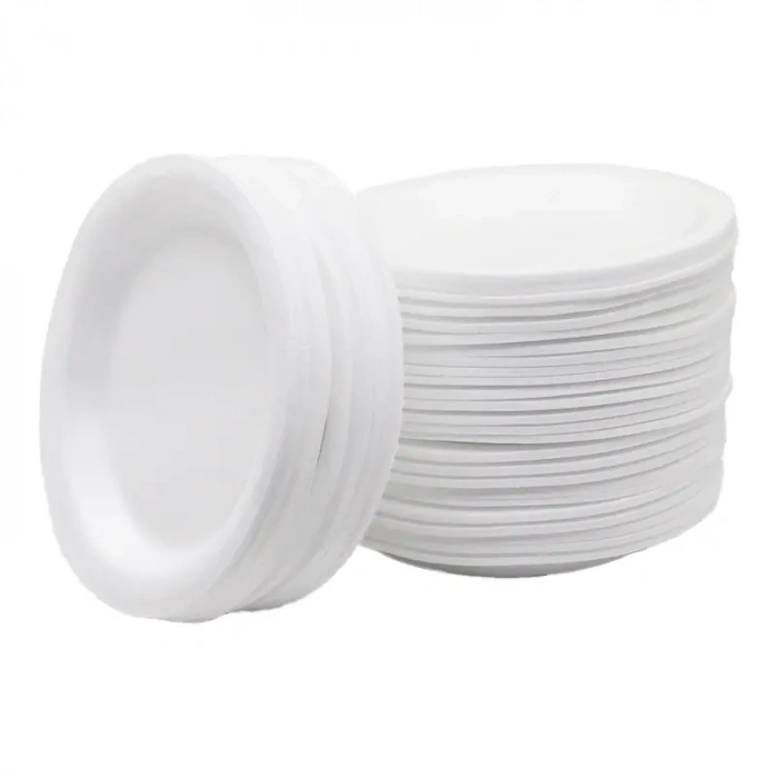 Erze Köpük Tabak Yuvarlak 20 Cm 100 Adet