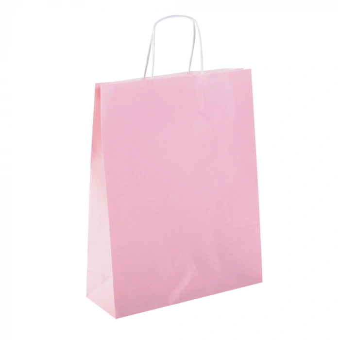 Kraft Çanta Pembe 45x15x40 Extra Büyük
