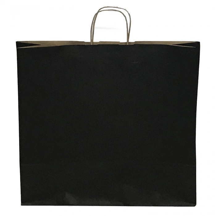 Kraft Çanta Siyah 50x15x40 Exstra Büyük