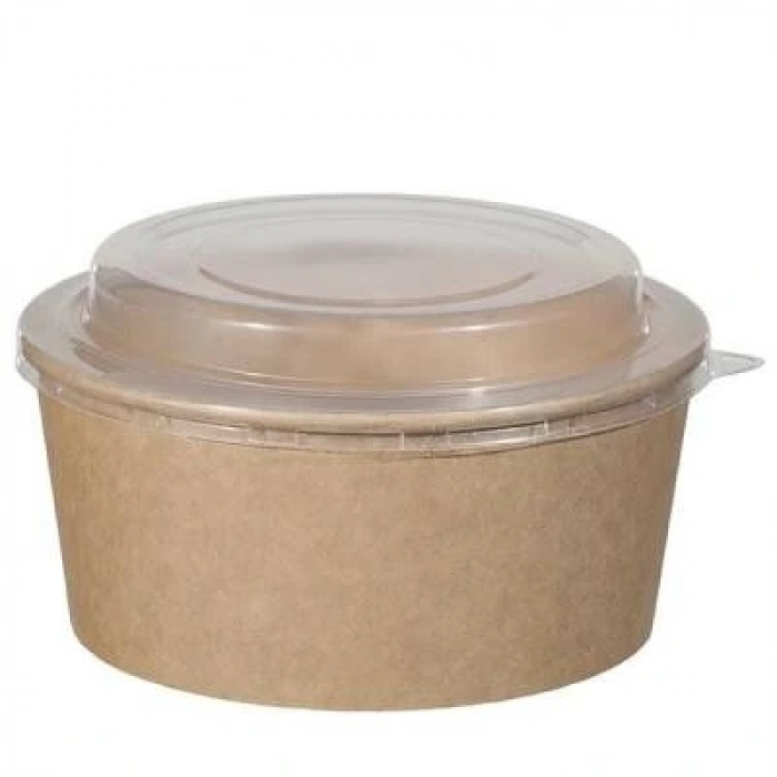 Kraft Salata Kasesi Kapağı 750 Cc - 500 Adet