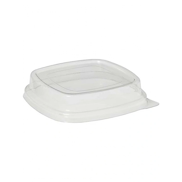 Kristal Yayvan Kare Tatlı Kabı Kapağı