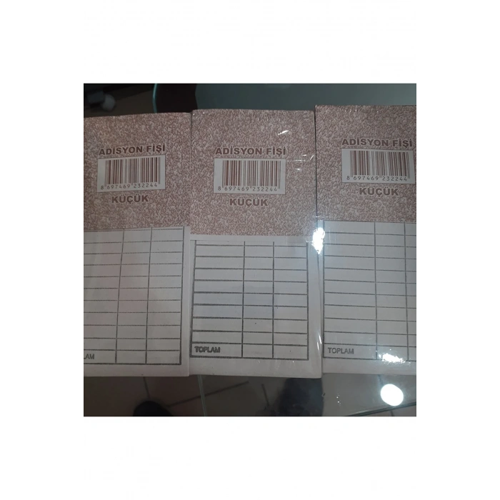 Küçük Adisyon Fişi 12x 3 lü