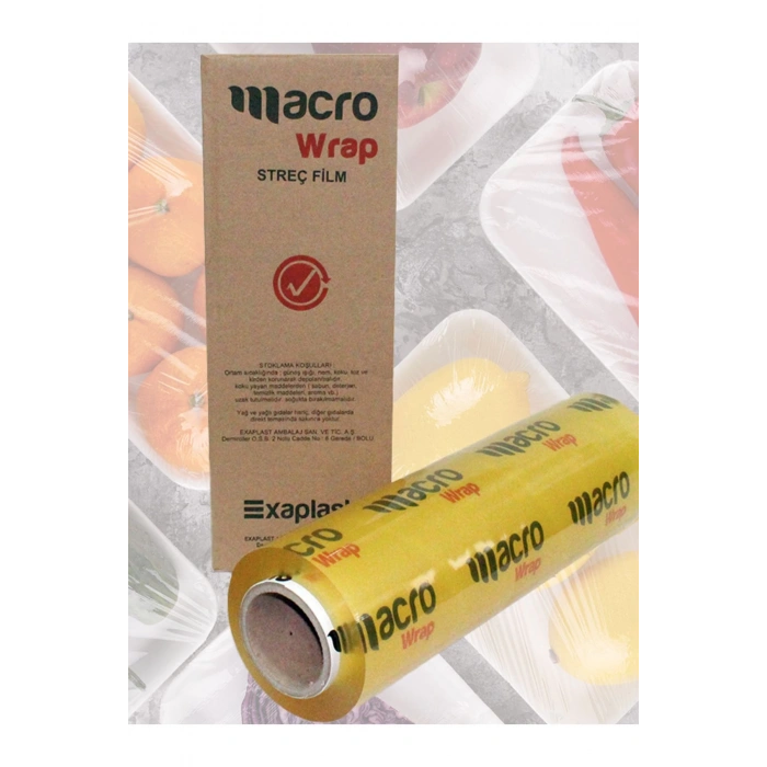 Makro Wrap Streç 8 Mikron 45x1000 Mt