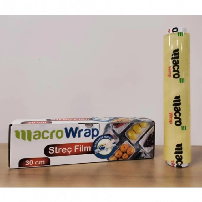 Makro Wrap Streç 8 Mikron Kutulu 30x170 Metre