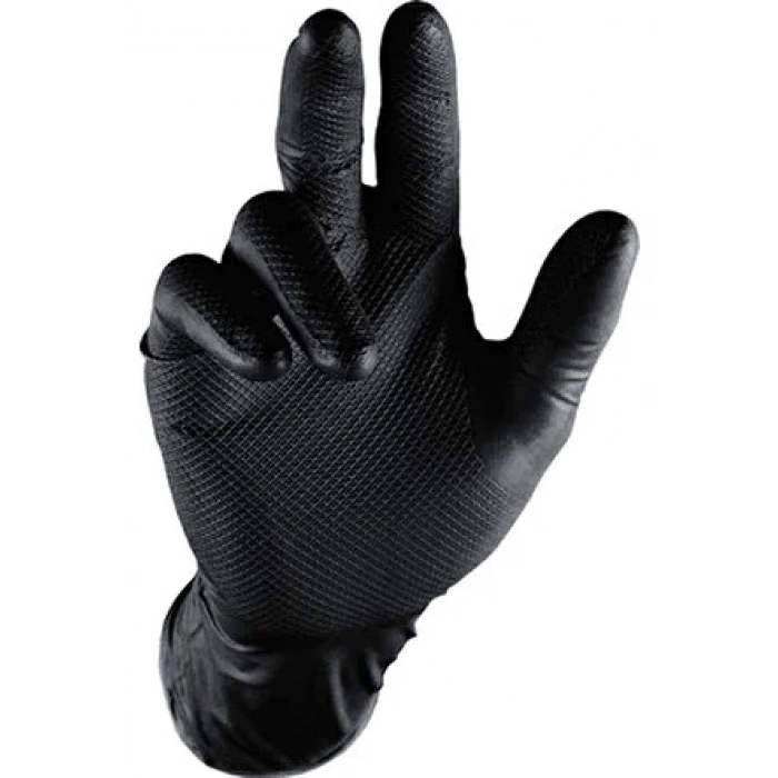 MasterForce Siyah Nitril XL Beden Eldiven 50 li