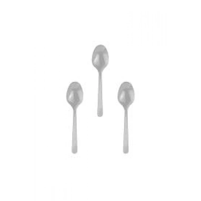 May Plastik Renkli Kaşık Gümüş 25 Li