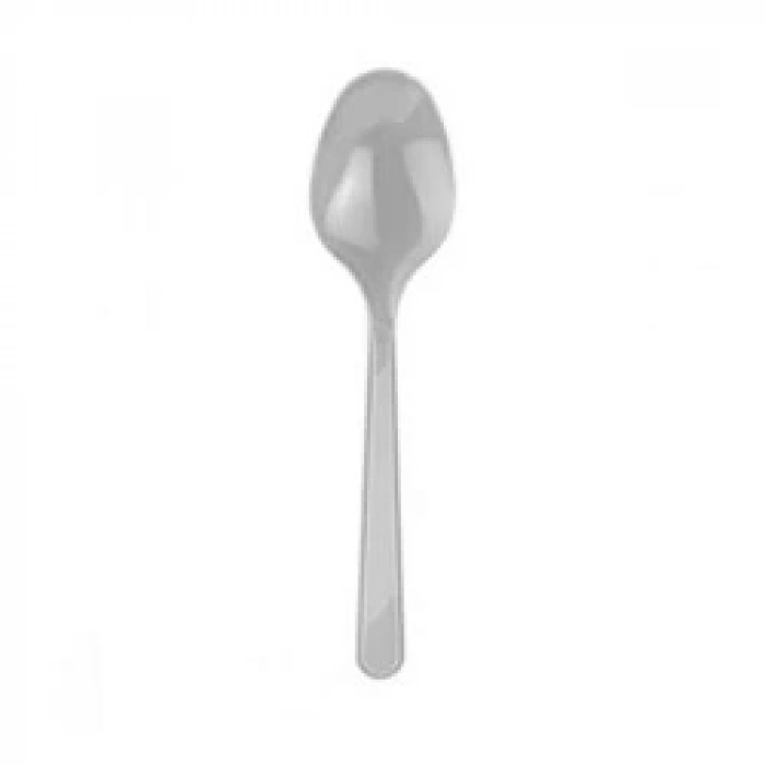 May Plastik Renkli Kaşık Gümüş 25 Li