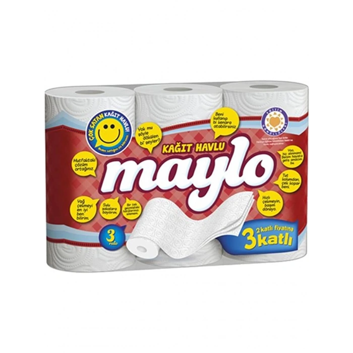 Maylo Rulo Havlu 3 Lü
