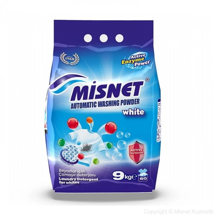 Misnet Toz  Deterjan 9 Kg Beyazlar İçin