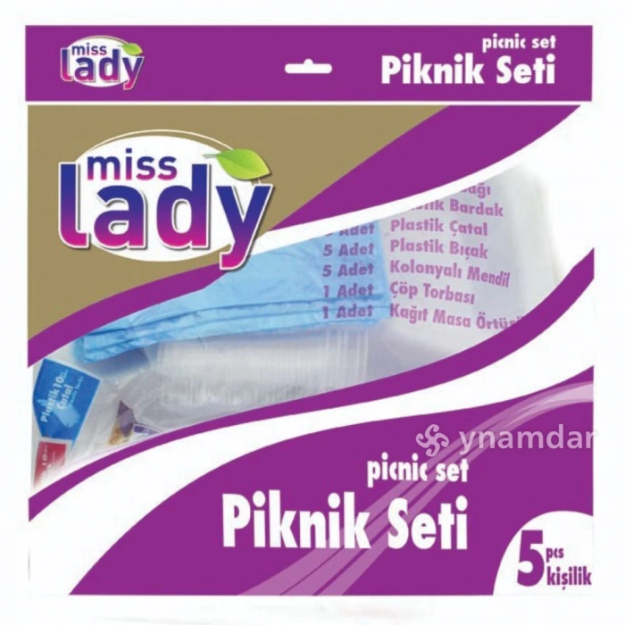 Miss Lady Piknik Seti 5 Li