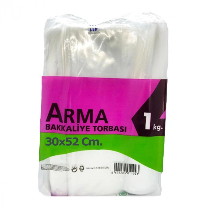 Naksan Bakkaliye (Beşlik)Naylon Torba 30 x 52 cm