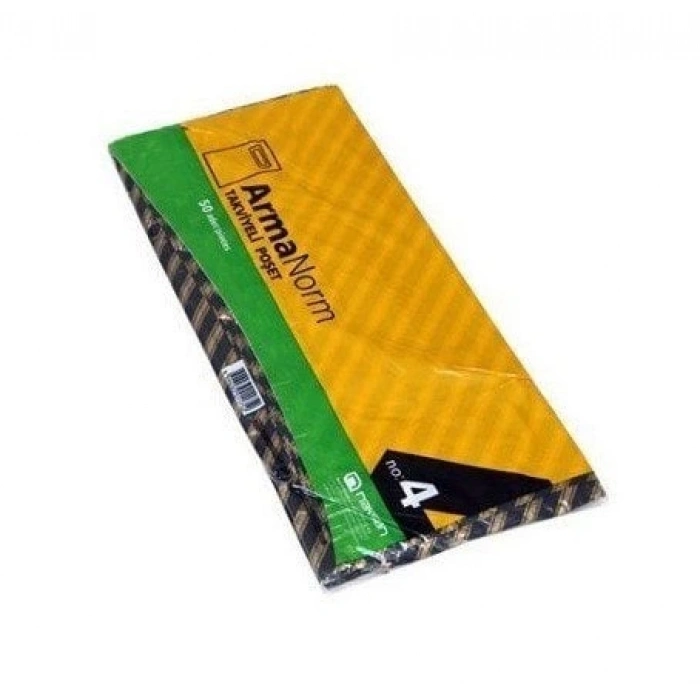 Naksan Diagonal 4 No Takviyeli Poşet 50 Li (40 X50 )