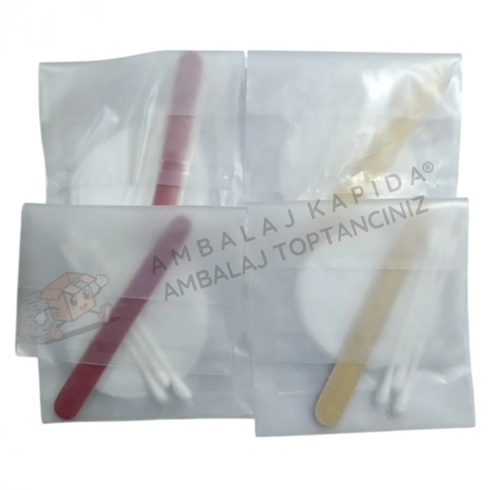 Otel Vanity 3 lü Set (Kulak Pamuğu-Makyaj Pamuğu-Törpü)