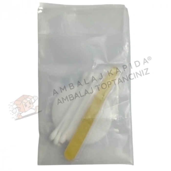 Otel Vanity 3 lü Set (Kulak Pamuğu-Makyaj Pamuğu-Törpü)