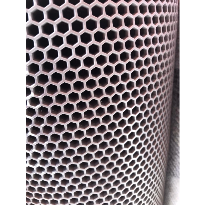 Petek Desenli Paspas 90cm x 15 M Islak Zemin Paspası GRİ