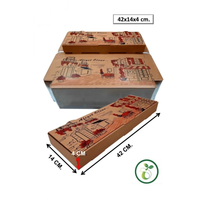 Pide Kutusu 42x14x4 Cm 100 LÜ