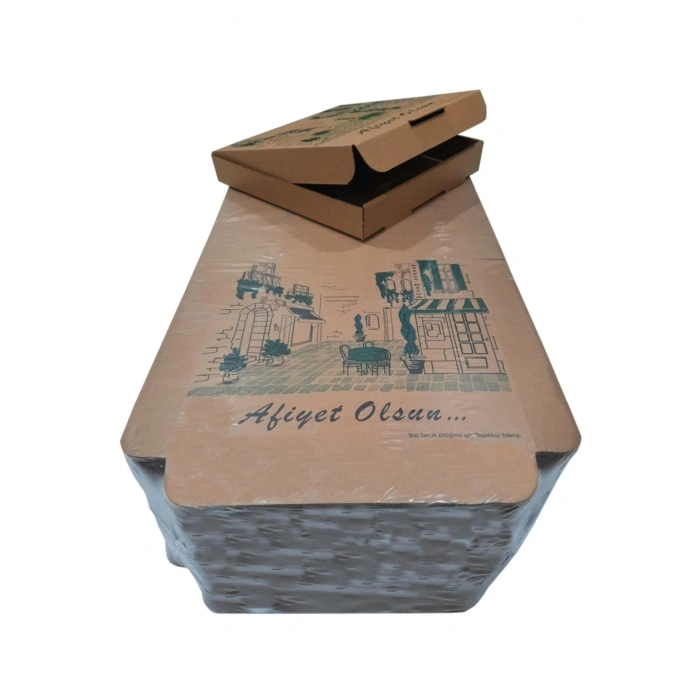PİZZA KUTUSU 22X22X3,5*100 LÜ