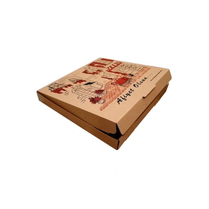 Pizza Kutusu 26X26X3 Cm-100 Adetli