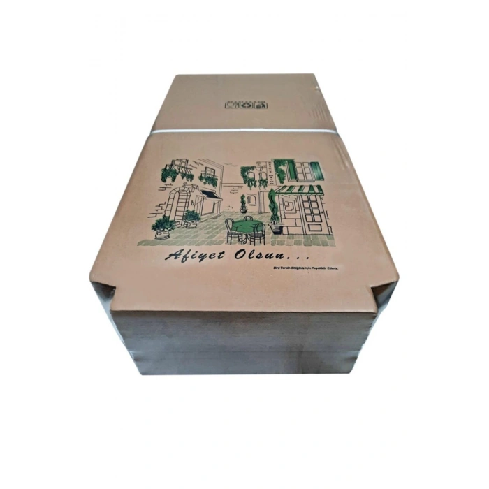 Karton Pizza Kutusu 42x42x4 cm 100 Adetli