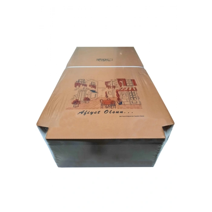 Pizza (Lahmacun) Kutusu 26x26x6,50 cm - 100 Adet