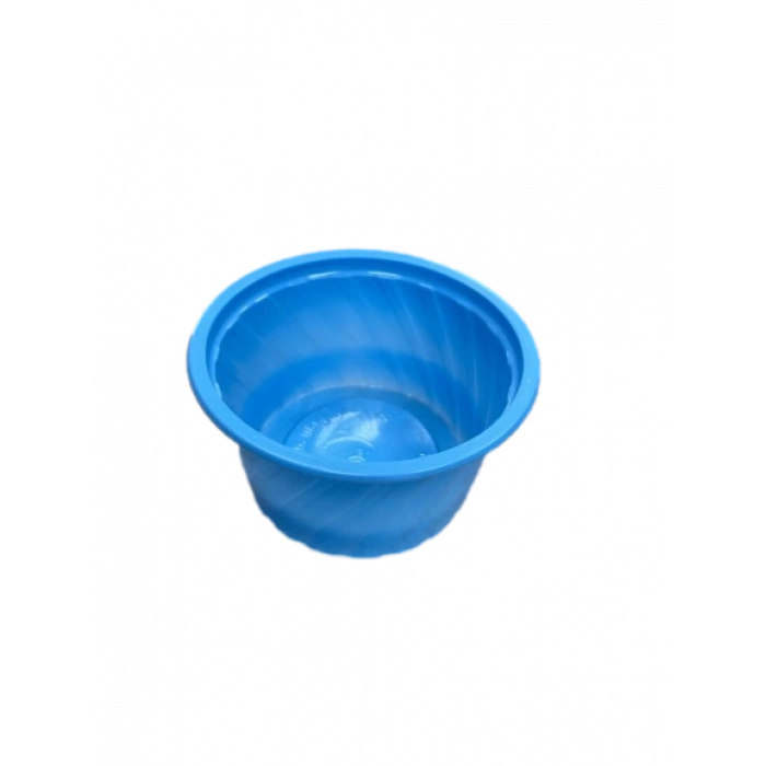 Plastik Dondurma Kasesi 100 cc 50 Adet(AÇIK MAVİ)