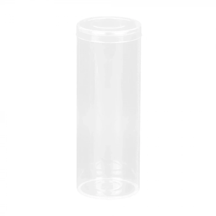 Plastik Şeffaf Silindir Kutu (Çap) 70x190