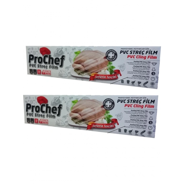 Prochef Kutulu Streç Film 45x150 -8 Mikron