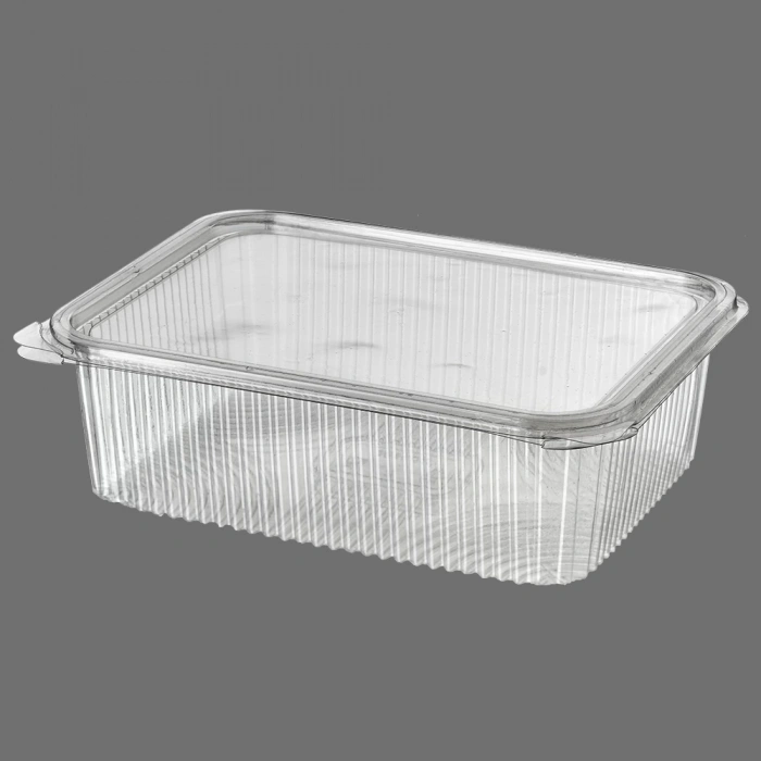 Sızdırmaz Düz Kapak Kap 1250 gr 50 Adet (Starpet)