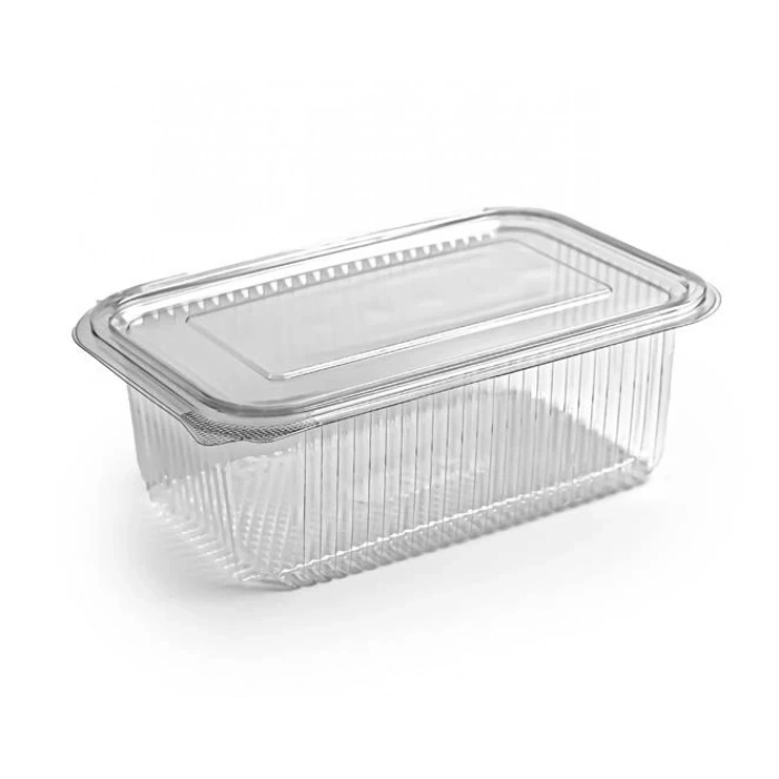 Sızdırmaz Plasteva Düz Kapak 1000 cc - 100 Adet