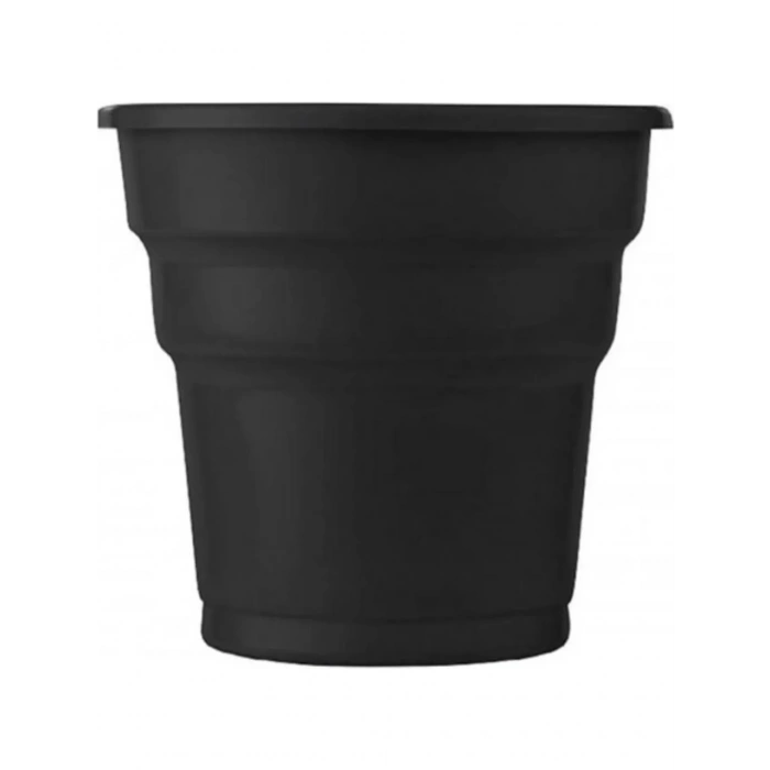 Starcup Party Tıme Renkli Bardak Siyah 25 Li