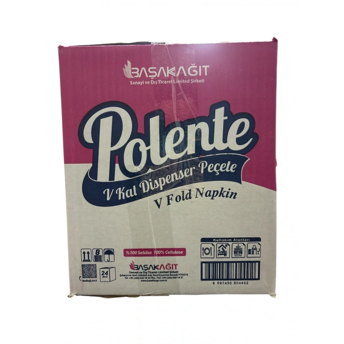 V Katlamalı Dispenser Peçete 250*24 Paket-Polente