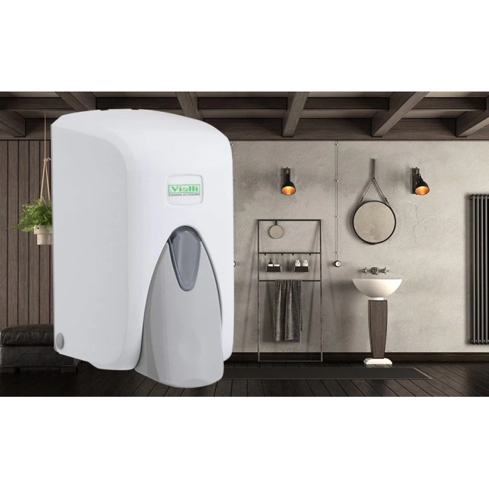 Vialli Medikal Sıvı Sabun Dispenseri 500 ml (Beyaz) -