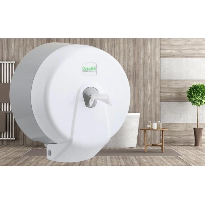 Vialli Minipoint Tuvalet Kağıdı Dispenseri (Beyaz)