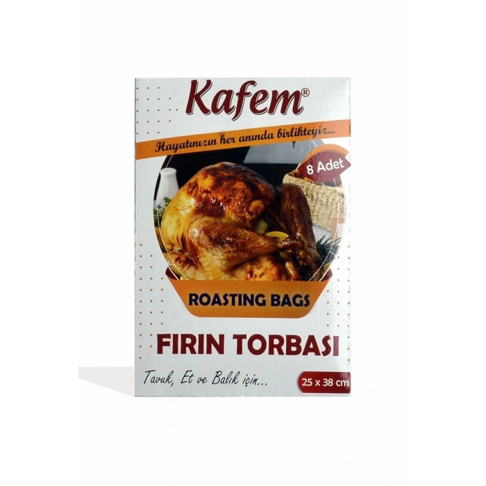 Kafem Yanmaz Fırın Torbası 8 li 25 x 38 cm