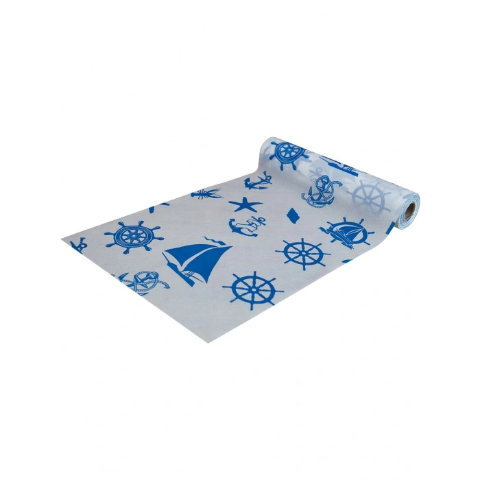 Tek Kullanımlık Kağıt Laminelli Yemek Masa Örtüsü - 100X150 Cm.