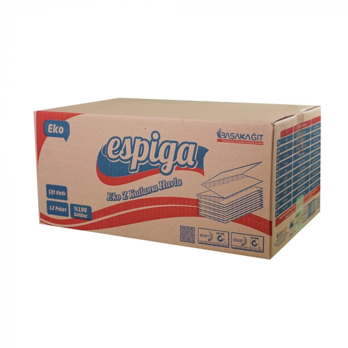 Z Katlamalı Havlu Espiga 100 Lü *12 Paket