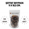 11x18,5 Şeffaf Doypack - 50 Adet
